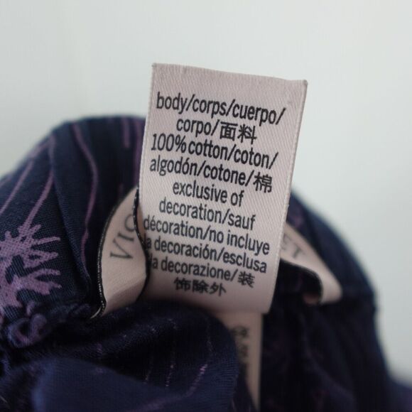 Victorias Secret Womens Floral Cotton Lounge Pants X-Large - Picture 9 of 9